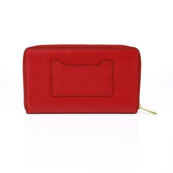 Coach Travel Large Saffiano Leather Wallet Organizer in Red - Picture 4 of 7